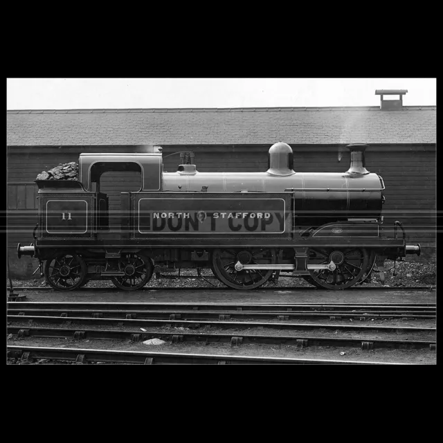 Photo T.000571 STEAM LOCOMOTIVE 11 NORTH STAFFORDSHIRE RAILWAY NSR TRAIN