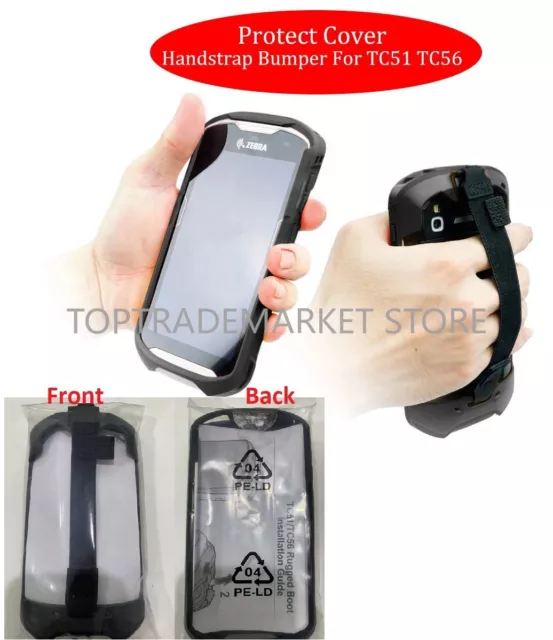 For Zebra TC51 TC52 TC56 Protective Cover Handstrap Rugged Boot SG-TC5X-EXO1-01