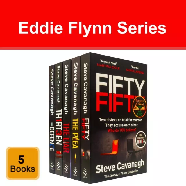 Eddie Flynn Series 5 Books Collection Set by Steve Cavanagh Thirteen, Defence