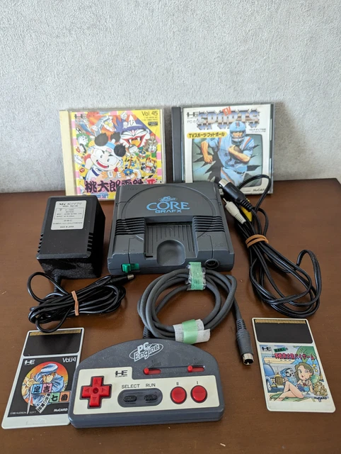 NEC PC Engine CoreGrafx PI-TG3 本体 PI-PD6 NEC PC Engine CORE GRAFX Console PI-TG3 & Pad PI-PD6