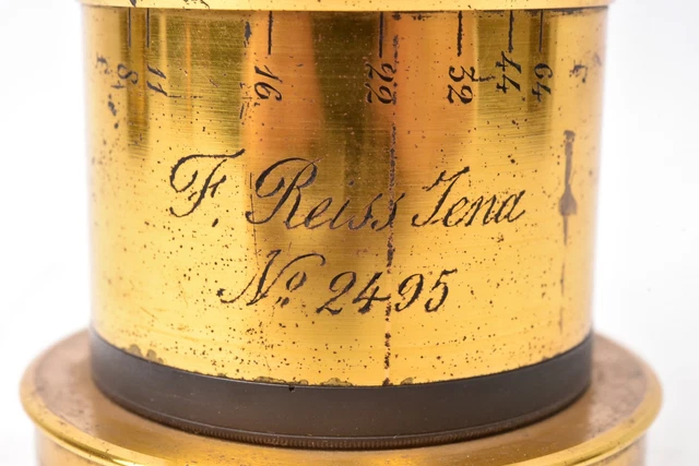 Brass Objective E. French, Rectilinear, Series A, No. 2bis 260Mm