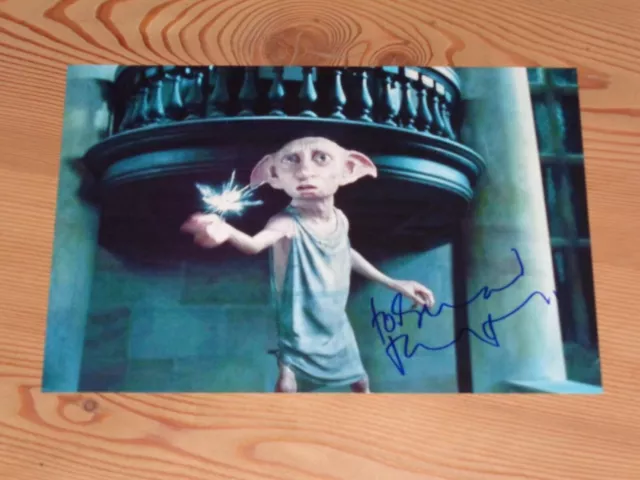 Dobby TOBY JONES Originalautogramm GROSSFOTO! Harry Potter