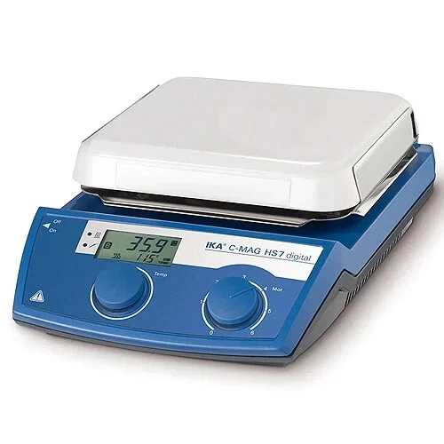 NEW ! IKA C-MAG HS7 Digital Magnetic Hotplate Stirrer, Max. Stirring 10L 3487001