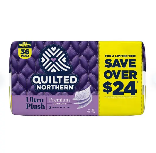 Quilted Northern Ultra Plush Toilet Paper (255 sheets/roll, 36 rolls)