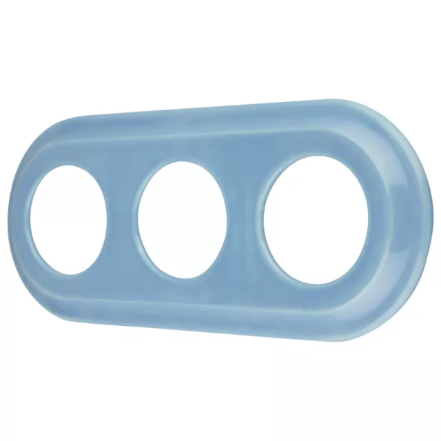 Porcelaine Rétro Cadre 3-fach I Commutateur de Programme Série PR1 Bleu