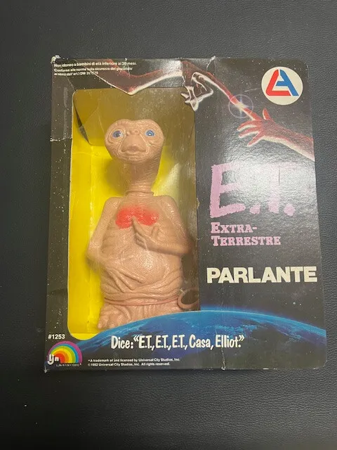 E.t. L’extraterrestre Action Figure Ljn Parlante In Box Rare Bubble Broken New