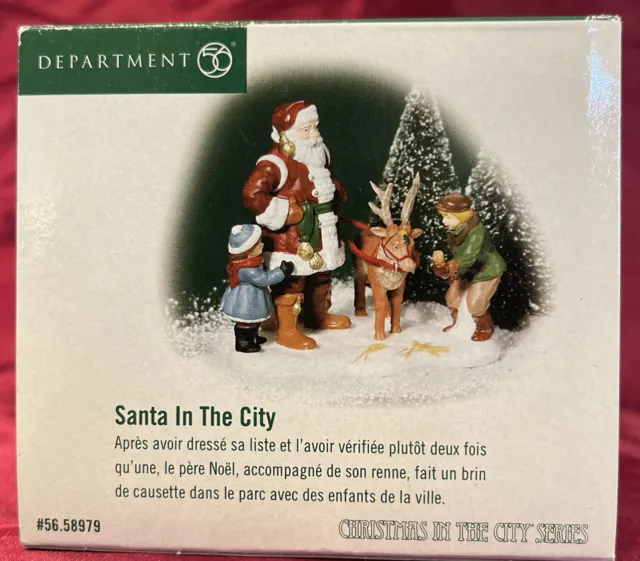 Dept 56 CIC Accessory "Santa In The City"  #58979