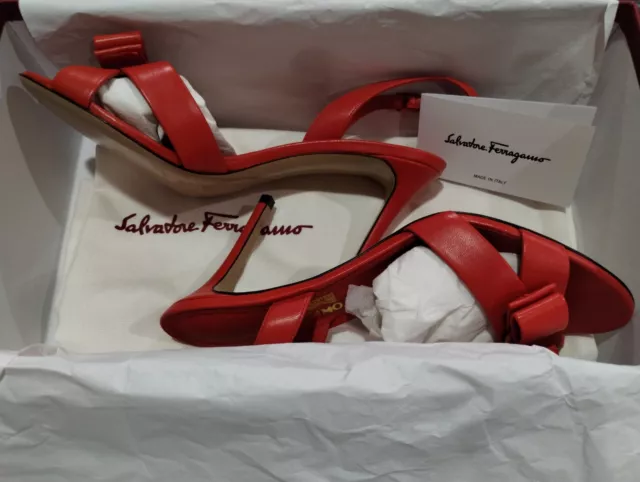 Salvatore Ferragamo Lida Sandals - Size  US 6.5