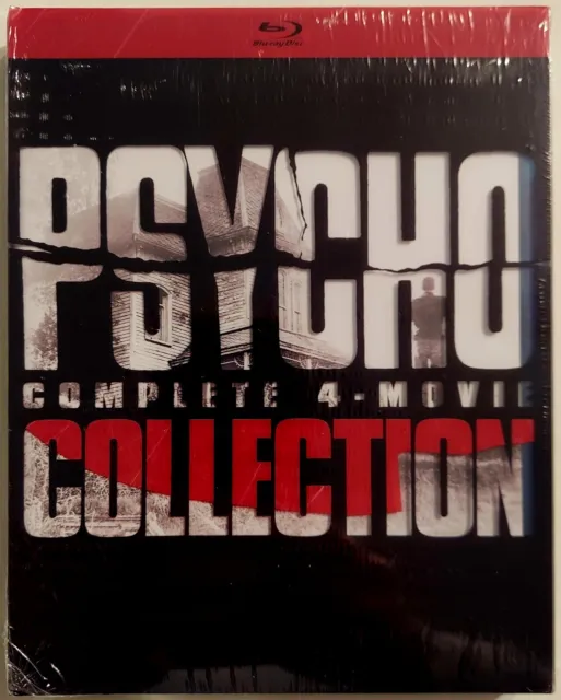 PSYCHO COMPLETE 4 MOVIE COLLECTION with SLIP COVER & BONUS FEATURES BLU-RAY NEW