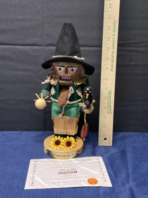 Kurt Adler (#ES1578) Wizard of Oz™ Steinbach Chubby Scarecrow Nutcracker, 12"