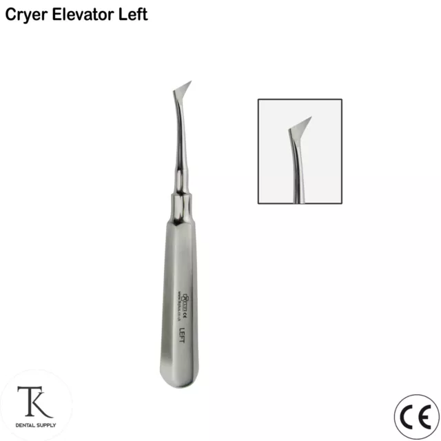 Tooth Extraction Elévateurs Racines Cryer Elevators Left Root Luxating Surgery