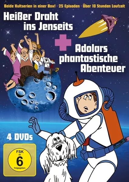 HEIßER DRAHT INS JENSEITS+ADOLARS ABENTEUER - VARIOUS  4 DVD NEUF