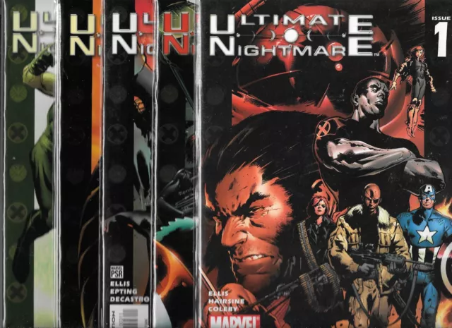 Ultimate Nightmare #1-#5 Set (Nm-) Marvel Comics, Warren Ellis