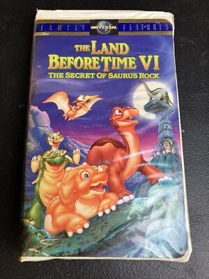 LAND BEFORE TIME VI: The Secret of Saurus Rock VHS 1998 Clamshell EUR 2 ...