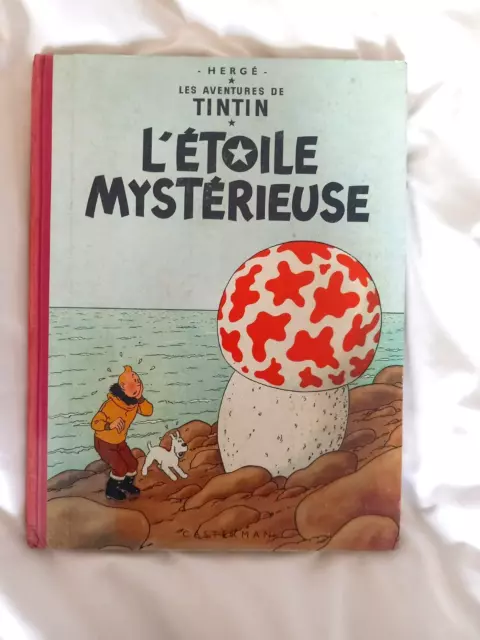 EO TINTIN B23 TTBE ( Dos rouge ) 1957 EO  Hergé L'étoile mystérieuse