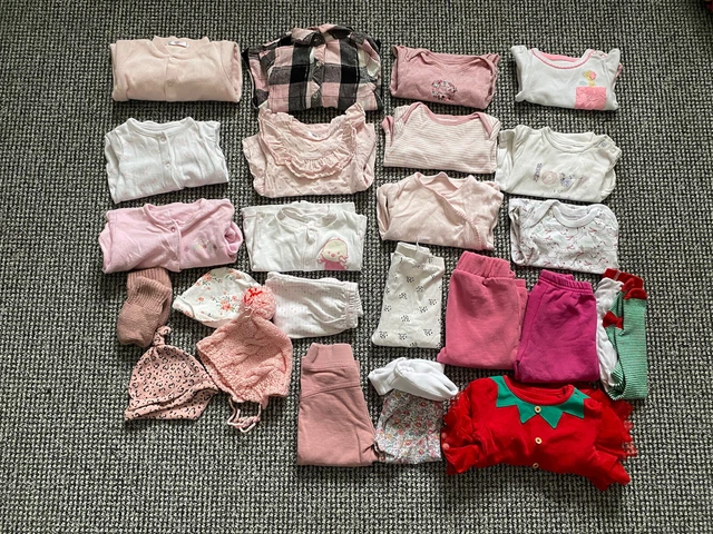 Baby girl clothes bundle 0-3 3-6 6-9 months