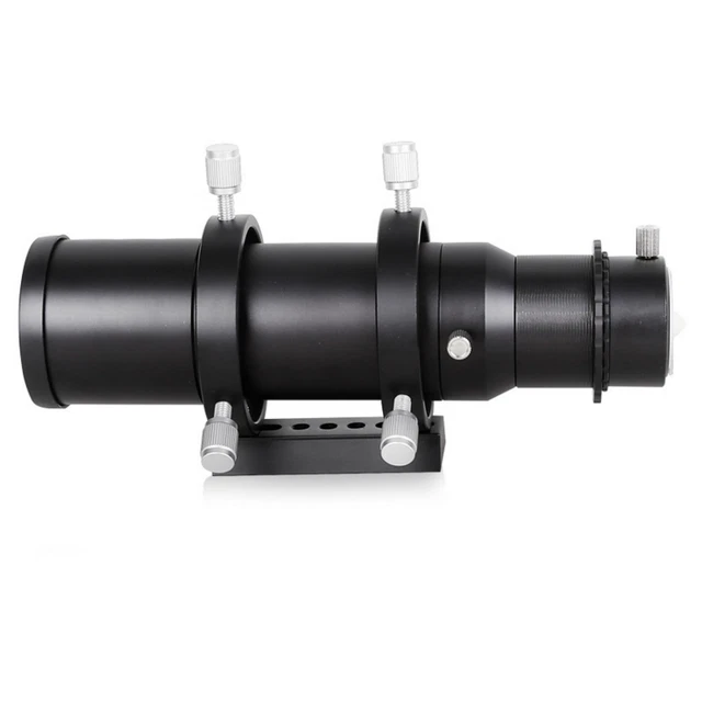 Buscador de 60 mm guía de mira para accesorios de telescopio astronómico negro