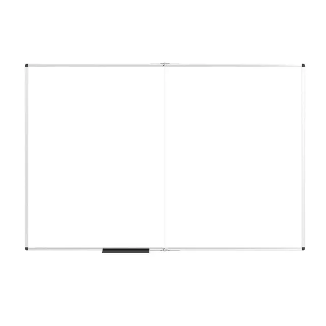 VIZ-PRO Large Dry Erase White Board Magnetic Foldable Whiteboard 72 X 48 Inches