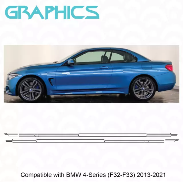 BMW E46 ALPINA Stil Nadelstreifen Seitenstreifen Aufkleber 318,320,323.  325,330 EUR 56,52 - PicClick DE