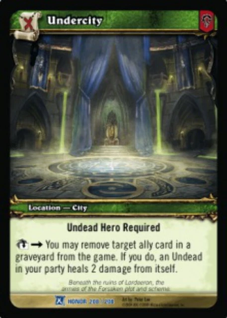 Undercity - Fields of Honor - World of Warcraft TCG WOW