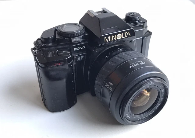 Appareil Photo Reflex argentique MINOLTA 9000 AF avec 35-70mm LIRE DESCRIPTION