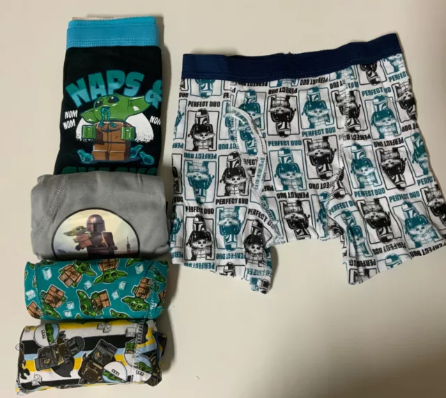 🐊 Star Wars Lego Boys' 5 Pack Cotton Boxer Brief Underwear Size 6 🆕 As Shown