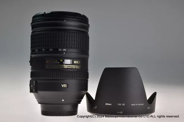 Nikon AF-S VR Nikkor Ed 28-300mm F/3.5-5.6G If Asphérique Excellent