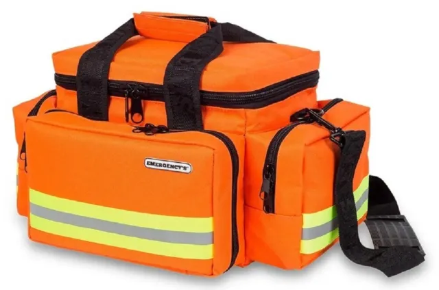 NEW LLUSA Elite EM13.025 High Visibility Orange Emergency Light Transport Bag