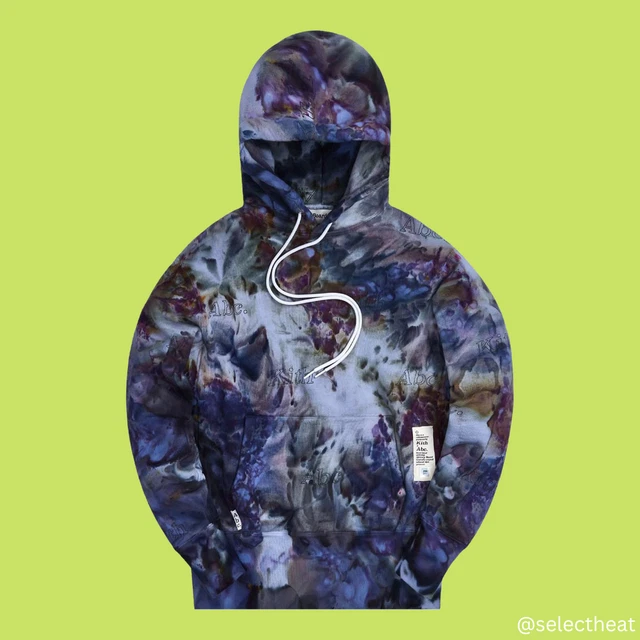 KITH X ADVISORY Board Crystals ABC Storm Tie Dye Hoodie Mens M