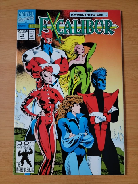 Excalibur #48 Direct Market Edition ~ NEAR MINT NM ~ 1992 DC Comics