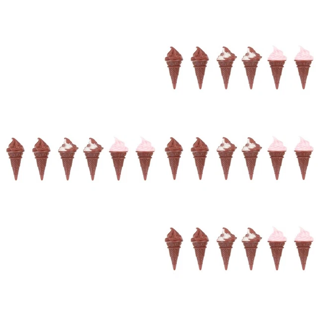 Miniatur Eis Eis Prop Faux Eis 24 Pcs Premium Tragbare Tiny Eis Für Kinder Hause