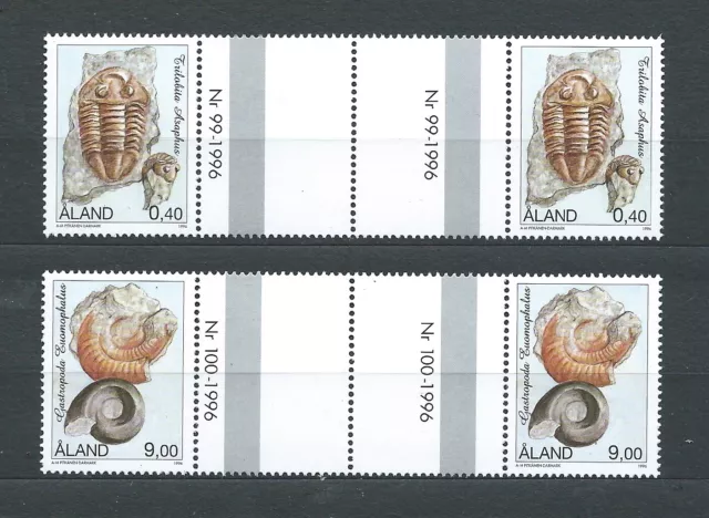 FINLAND / ALAND - 1996 YT 118 à 119 - bandes / paires - NEUFS** MNH LUXE