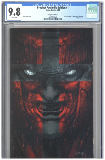 Prophet Facsimile Edition #1 CGC 9.8 John Giang Virgin Variant Cover COA 500 616