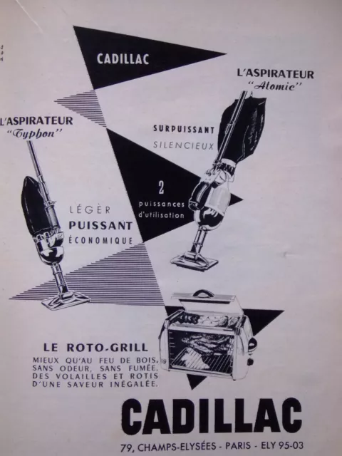 PUBLICITE 1970 TORNADO aspirateur