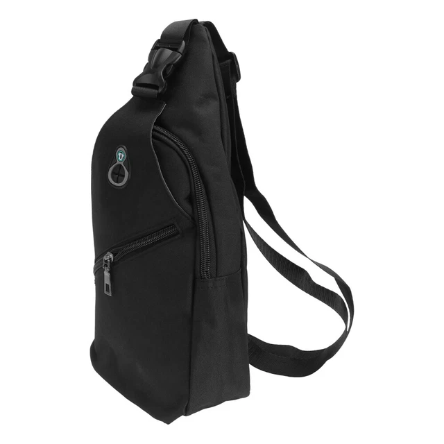 Borsa A Tracolla Uomo DORRISO - Leggera, Impermeabile, 23x42 Cm, Con Tante Tasche, Grigio - Foto 10