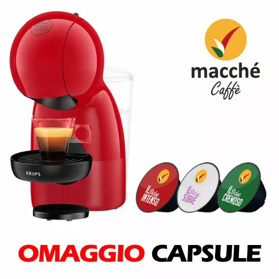 Machine Café 'Nescafe' Dolce Gusto Piccolo XS Krups Ou de Longhi + Capsules Omag
