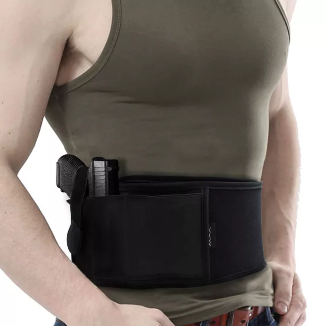 Ultimate Military Invisible Elastic Belly Band Waist Pistol Gun Holster Tactical