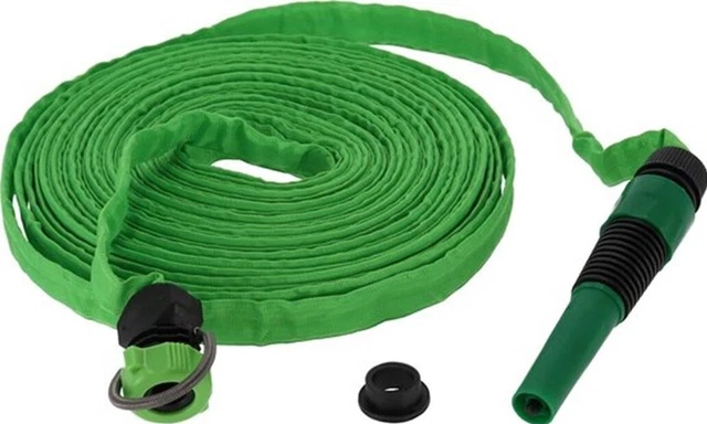 RAMMENTO 50FT/15M EXPANSION Rouleau Tuyau Plat Avec Robinet Connecteur ...