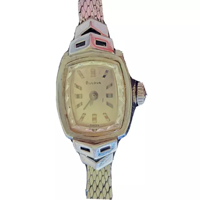 Art Deco Bulova 10K Rolled Gold Ladies Watch Kreisler Band 1/20 K G F.