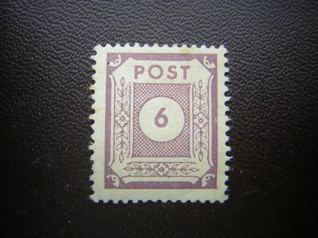 Briefmarke 1945 postfrisch OST SACHSEN Sechs Pfennig