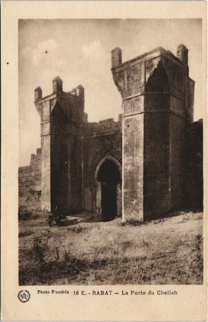 CPA AK MAROC RABAT La Porte du Chellah Flandrin (38186)