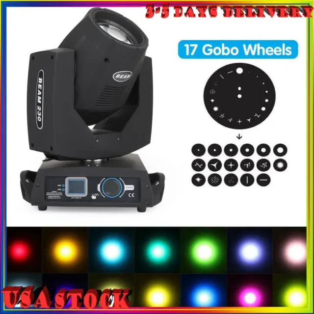 230W 7R Zoom Moving Head Beam Sharpy Light 8 Prism Strobe DMX 16Ch Party New S7