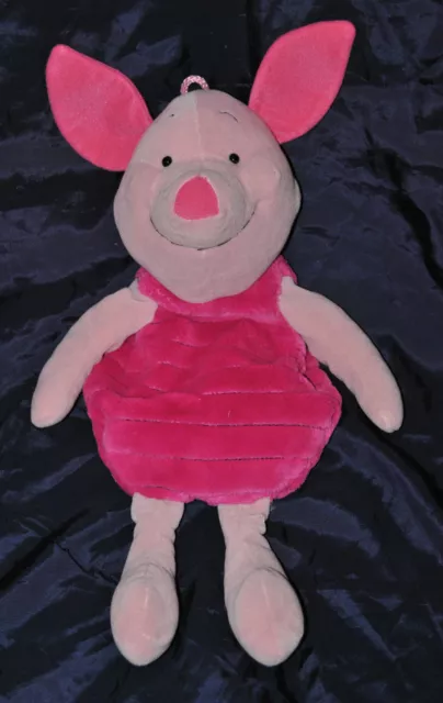 Peluche Doudou Range Pyjama Porcinet DISNEY JEMINI Rose 2 Tons 45 Cm TTBE