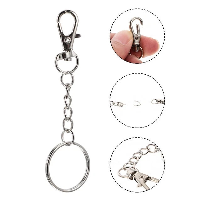 60 juegos de Práctico Exquisito Cómodo Mosquetón Para Pulsera