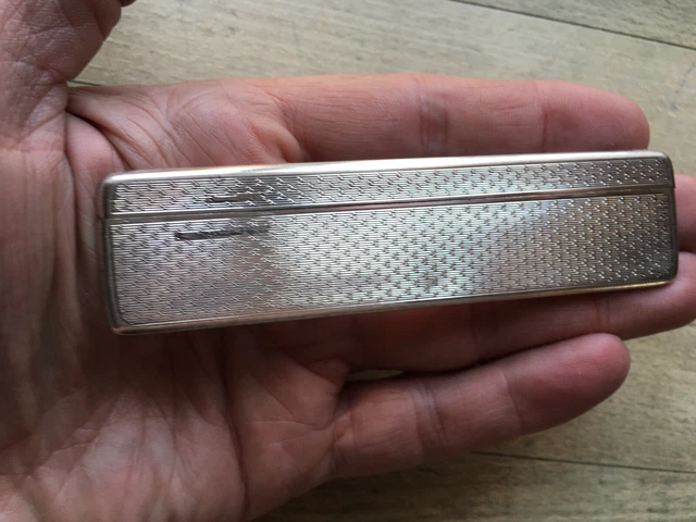 Vintage Sterling Silver Comb Case Cover. Hallmarked  Nice Quality With Comb