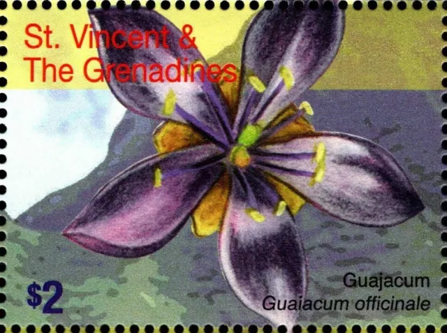 St. Vincent 2010  FLOWERS OF St. Vincent & Grenadines Six Stamps Souvenir Sheet 3