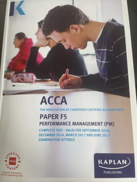 ACCA F5 Performance Management - Exam Kit by Not Available (Paperback, 2016)