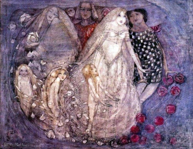 A Paradox : Frances MacDonald MacNair : Art Nouveau Print for Framing
