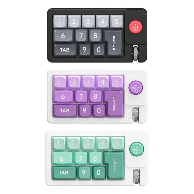 MECHANICAL GAMING KEYBOARD Programmable Keypad 12 Number Pads Desktop ...