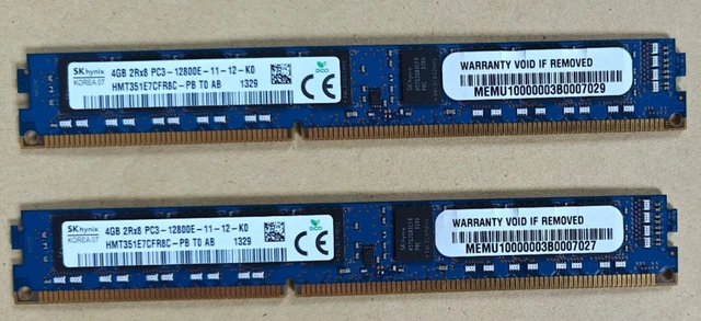 Sk Hynix PC3-12800U 4GB 1600MHZ Ddr3 2rx8 CL11 Masaüstü Ram Fiyatı